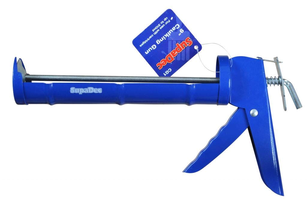 SupaDec Caulking Gun 9" Gun Silicone Sealant Mastic Caulk Applicator