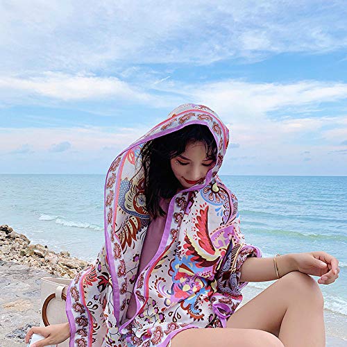 Serviette de plage coton et lin : fini les coups de soleil avec cette écharpe voyage