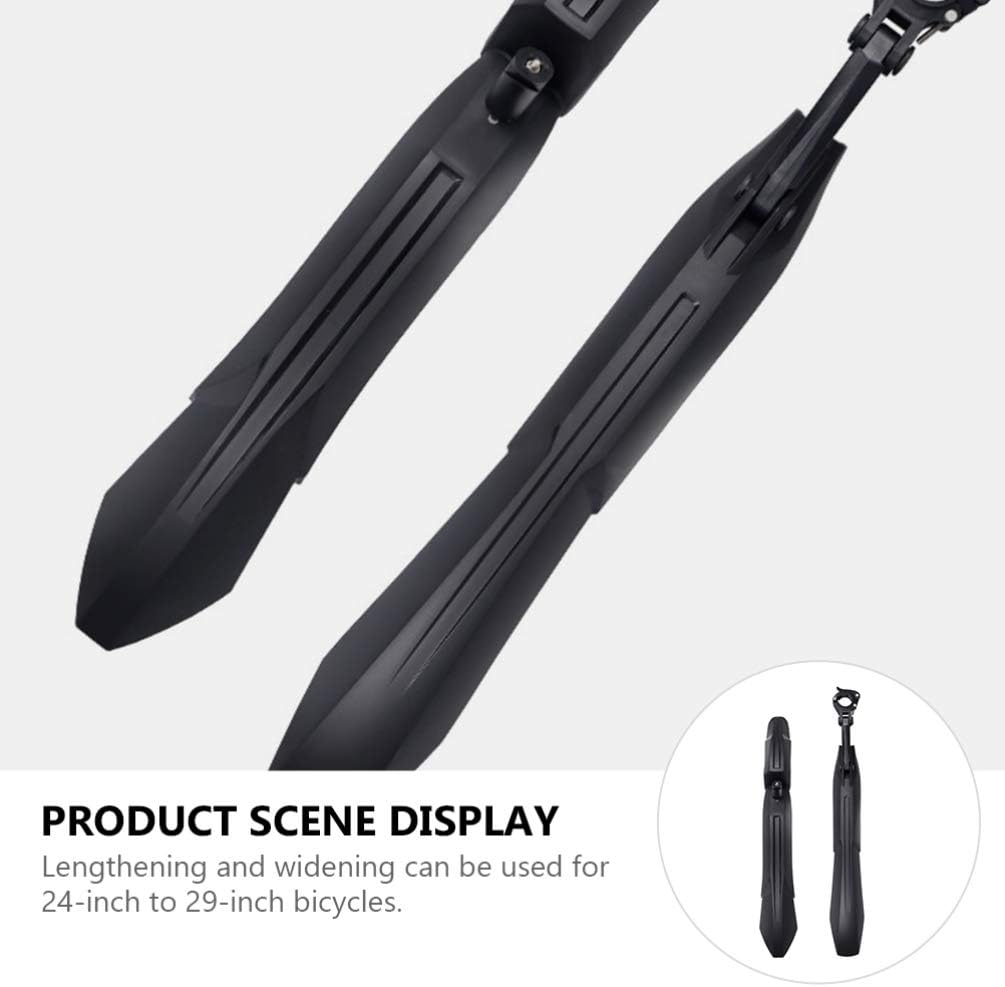 FAVOMOTO 1set Mudguard Replacement for Mountain Front and Rear Mud Guards Compatible Easy to Install