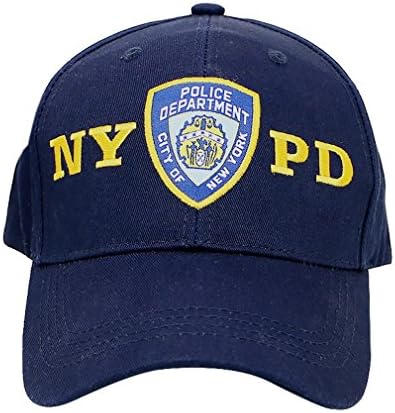 Official NYPD Hat/Baseball Cap, Navy Blue Police Department NYPD with Adjustable Velcro Strap