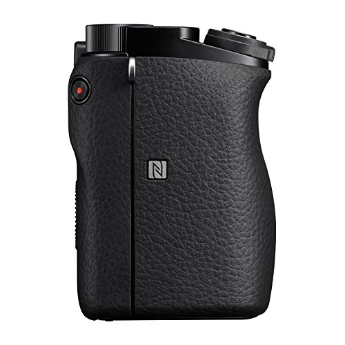 Image of Sony Alpha ILCE 6000Y 24.3 MP Mirrorless Camera with 16-50 mm and 55-210 mm Zoom Lenses with MDR-XB550AP Headphones (Black)