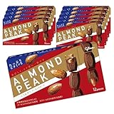アーモンドピーク ミルク 12粒×10個 チョコレート 栄養機能食品(ビタミンE) 江崎グリコ glico almond chocolate