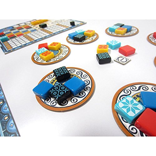 Plan B Games , Azul, Tile Laying Game, Ages 8+, 2 to 4 Players, 30 to 45 Minutes Playing Time,Black