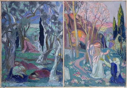 Lienzo Orto degli Ulivi de alta calidad: cuadro artístico Maurice Denis para pared, 60x90cm