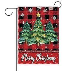 Red Plaid Christmas Tree