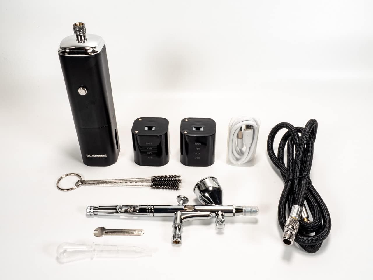 Cordless Airbrush Compressor Kit, Adjustable Pressure, 2