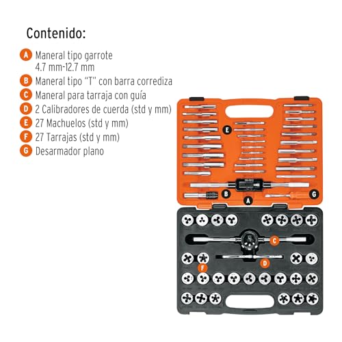 Juego de machuelos Truper 8 Imagen adicional