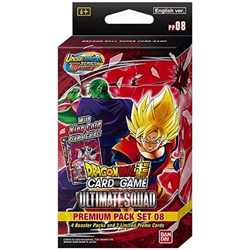 Dragon Ball Super Card Game: Ultimate Squad Premium Pack Set 08, Red