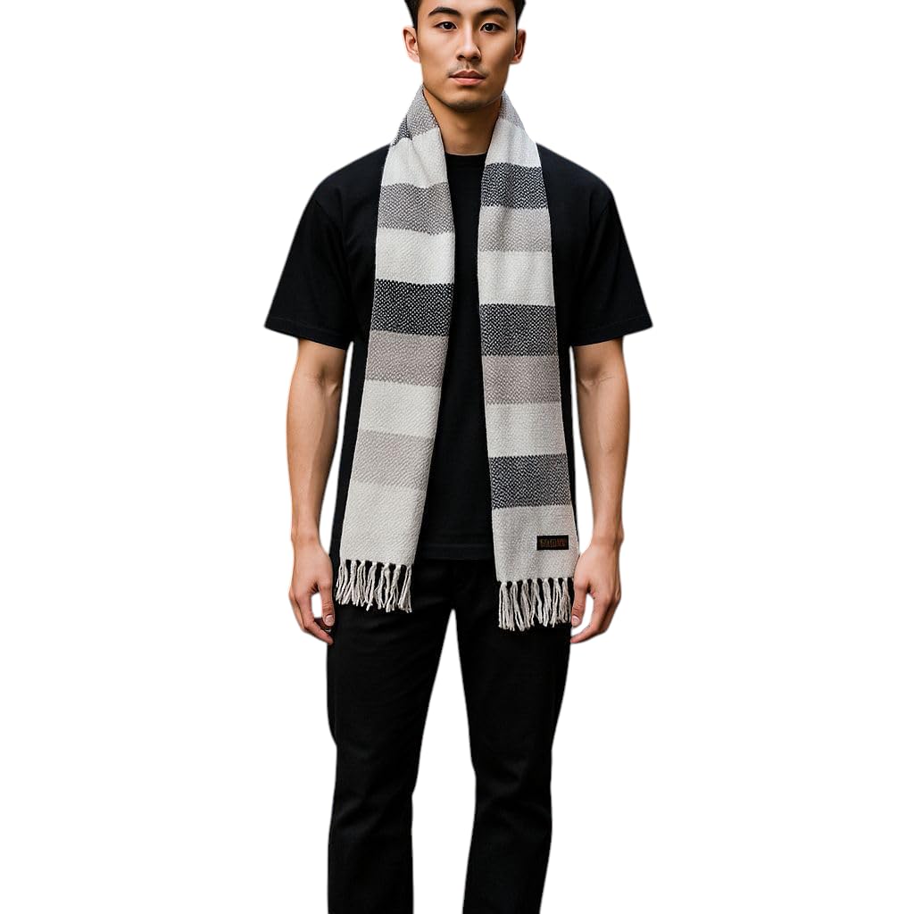 Boys Mufflers Winter Scarf - Soft Warm Knitted Neck Muffler for Mens,Boy Kids 3-12 Years, Winter Wool Blend Scarves Set for Boys-image-40
