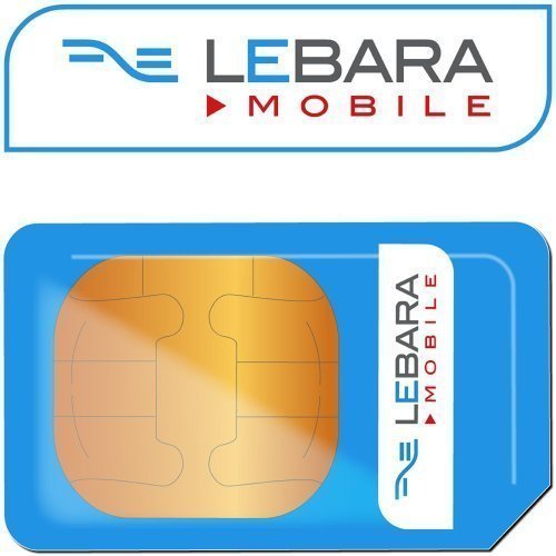 Lebara 4G International MULTI SIM CARD Includes Nano/Micro/Standard SIM - Unlimited Calls - For Iphone 3G, 3GS, 4, 4S, 5, 5S, 5C, 6, 6S, 6+ - Samsung Galaxy S1,S2,S3,S4,S5,S6,S6Edge