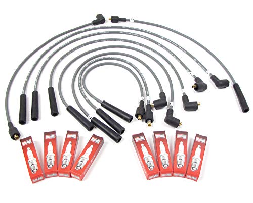 Atlantic British Ltd. Engine Tune-Up Kit ERR3799 9206 Includes Ignition Wire Set & Champion Spark Plugs for Land Rover Discovery I, Defender 90 and Range Rover P38