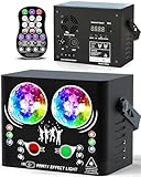 ❷【CONTROLLO VERSATILE】Il controllo remoto rende l'operazione delle luci stroboscopiche da discoteca più comoda e veloce. In alternativa, puoi utilizzare il controllo DMX per ottenere effetti professionali.