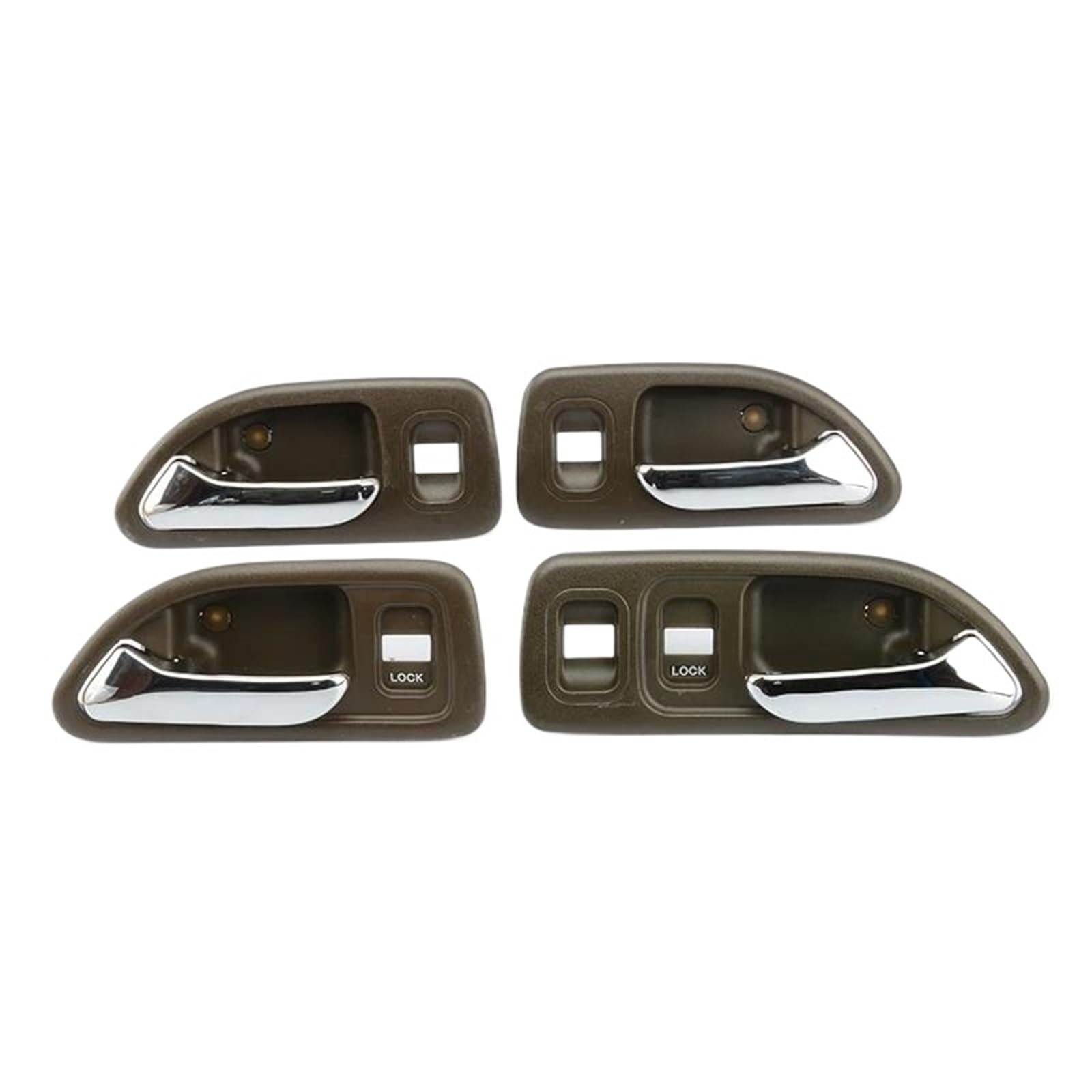 Mcqnds 4 Pieces Brown For Accord Cd4 Cd5 Ce6 1994 1995 1996 1997 Chrome Car Interior Door Handle(4 Pieces Brown)