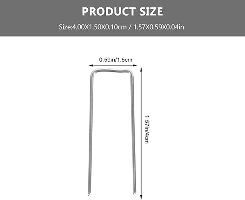 Miniatura 4 de FOMIYES Plantas de casa para interiores, 100 piezas de grapas de paisaje vivo, barrera de helecho floral, estacas de tierra para jardinería, tubos