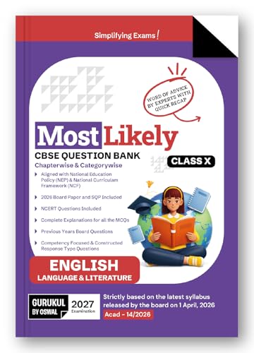 Gurukul by Oswal CBSE Class 10 English (Language & Literature) Mo...