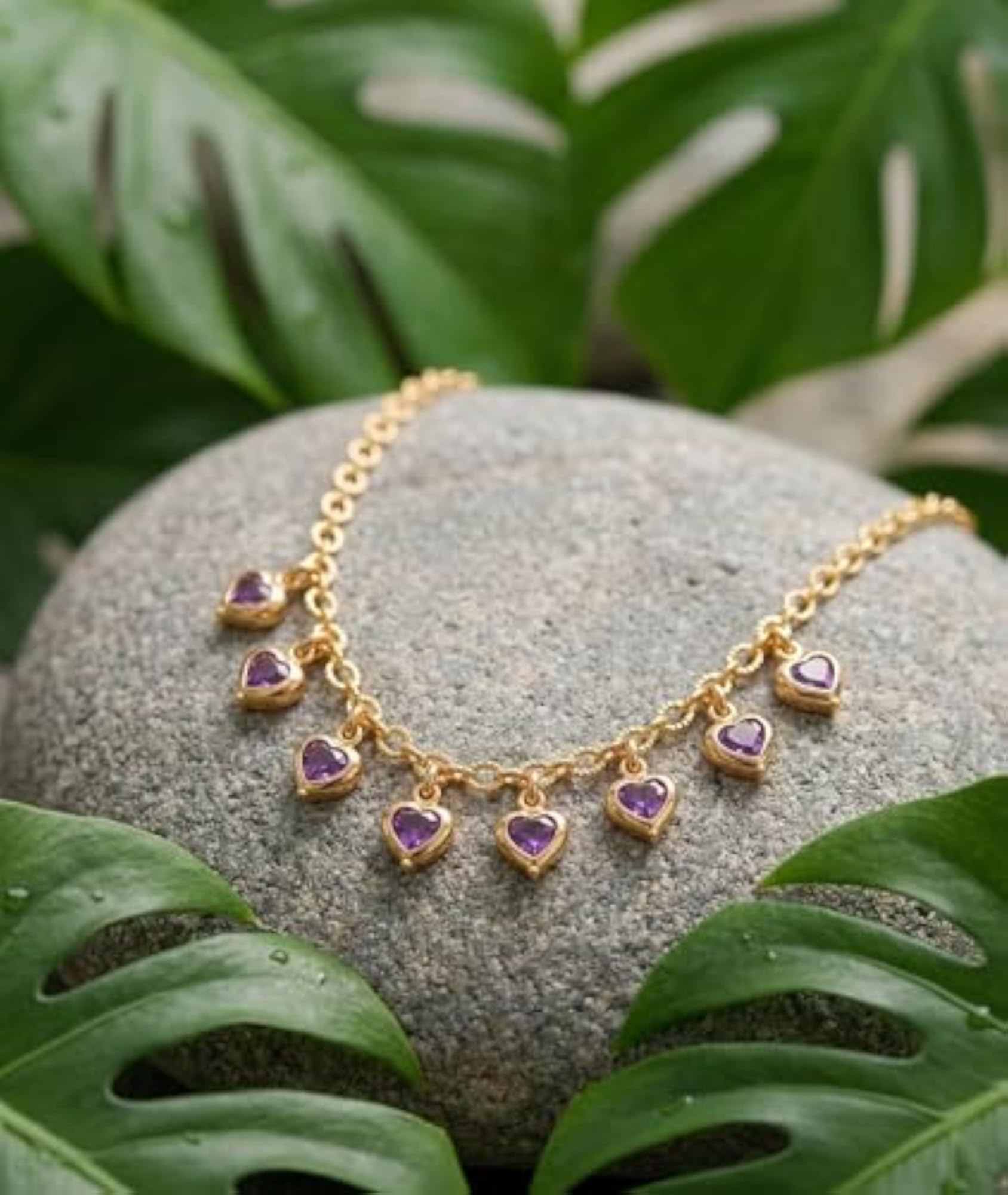 Gold Plated Multilayer Necklace for Women
