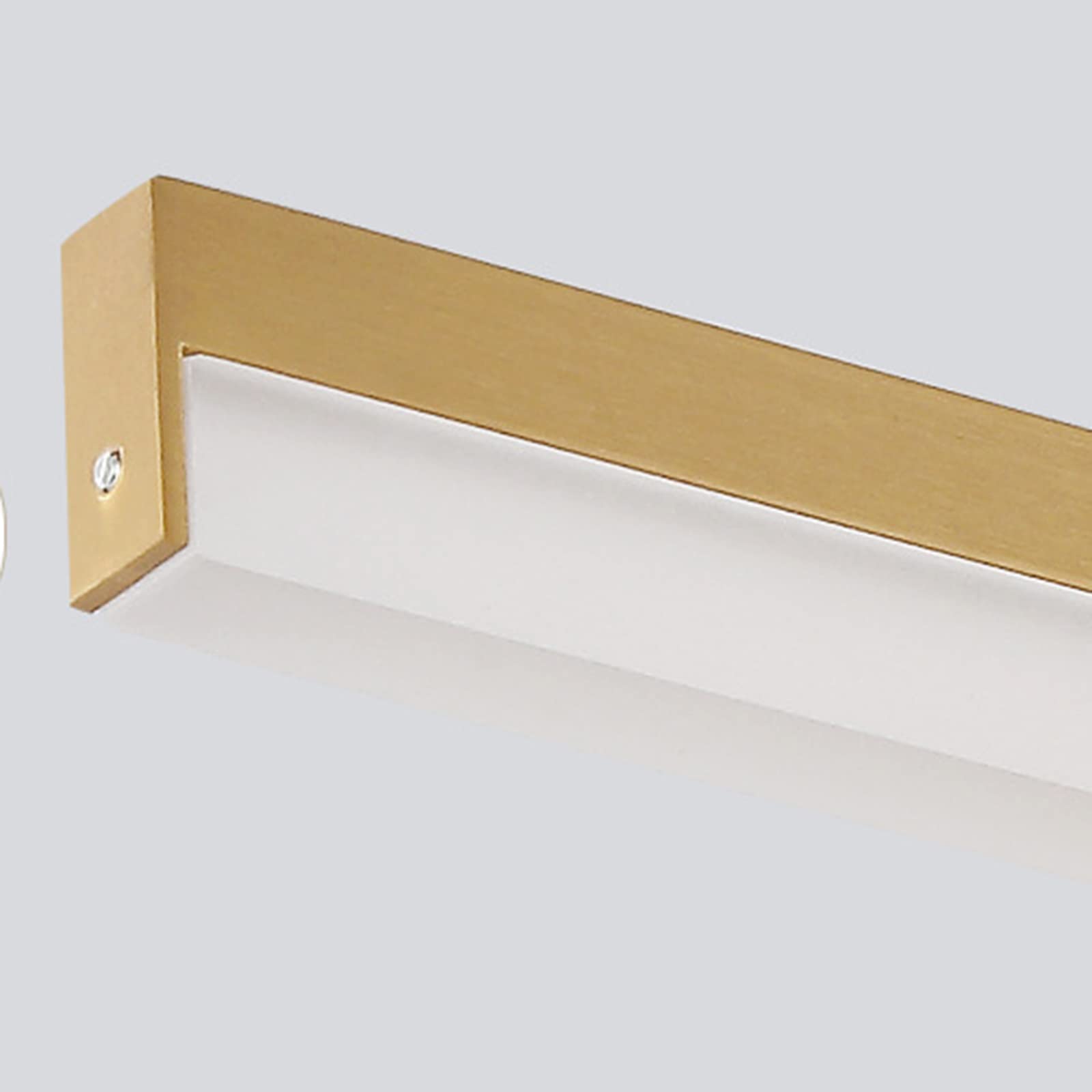 Badezimmer Spiegel Beleuchtung Frontlicht Dekorative Spiegelleuchte Spritzwassergeschützt Wasserdicht Wasserdicht Spiegel Badezimmer Lampe Gold Winkel Einstellbare Spiegel Badleuchte 41cm