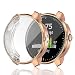Produktbild Ruentech Protector Case Kompatibel mit Garmin Vivoactive 3 Music Schutzhülle, Ersatz TPU Protector Shell für Vivoactive 3 Music Sport Smartwatch Strap Zubehör (Rosegold)