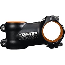 MTB Stem Clamp Diameter 1-1/4'' Mountain Bike Stem Length 45/55/60/80/90/100/110mm Bike Handle Stem 7 Degree Adjustable Aluminum Alloy Suitable for BMX Bicycle Fixie Gear XC AM FR DH Color Size