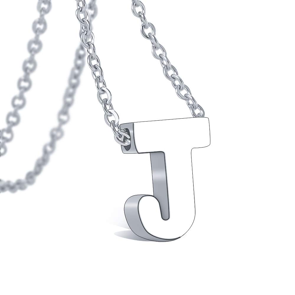 Tarsus Initial Cubic Zirconia Necklace Jewelry Gifts for Girlfriend Women Adjustable Chain 18' + 2'