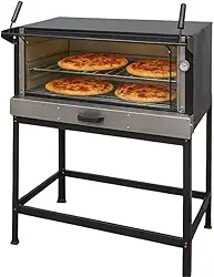 Forno Pizza Industrial A Gás Com Pedra Refratária 100 X 68 cm
