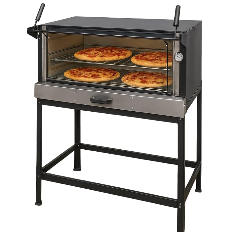 Forno Pizza Industrial A Gás Com Pedra Refratária 100 X 68 cm