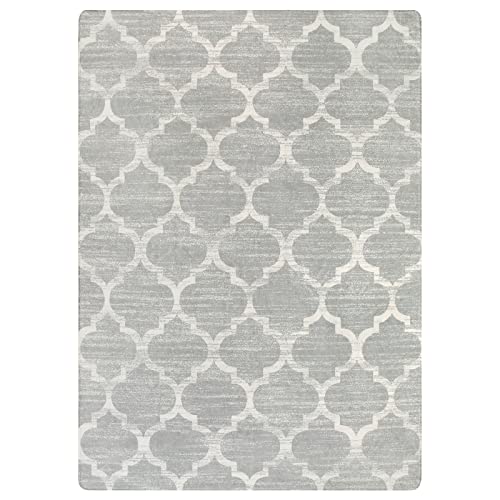 Lahome Moroccan Trellis Grey Area Rug #TOP7