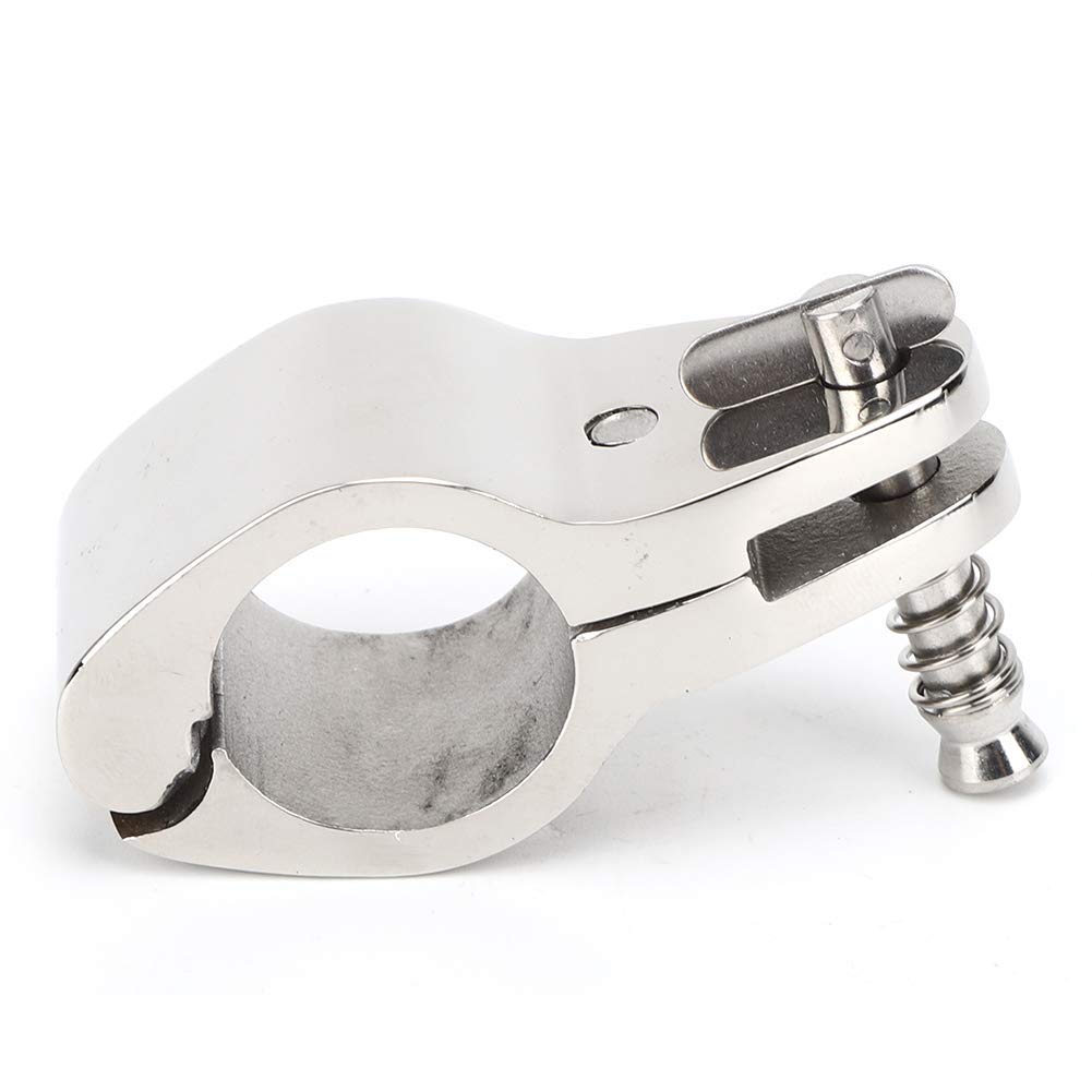 Pièce Rechange Bateau Glissière Marine De Mâchoire, Bateau En Acier 2pcs Articulé Fixation Marine Durable 22mm