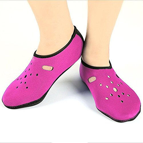 MLTrade - Calcetines de Agua niño y niña Fucsia - Protegen de la Arena, Agua Fria, Sol, Rocas - Aptos para Andar y Nadar - M