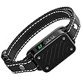 Anti Barking Dog Collars, Anti Bark Collar for Large Medium Small Dog, Stop Dog Barking Deterrent Device IPX67 Waterproof & Rechargeable, 2 Modes of Beep & vibration collar - No Shock (Black)