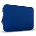 Runetz - 15-inch NAVY BLUE Soft Sleeve Case Cover for MacBook Pro 15.4" with or without Retina Display, Laptop Gabbro Collection - Navy Blue