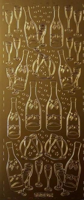 Sticker Champagne Gold