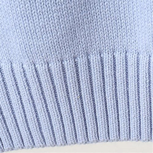 Baby Boys Girls Knitted Vest V-Neck Sleeveless 𝗨niforms Pullover Sweater Fall Winter Loose Warm Tops2