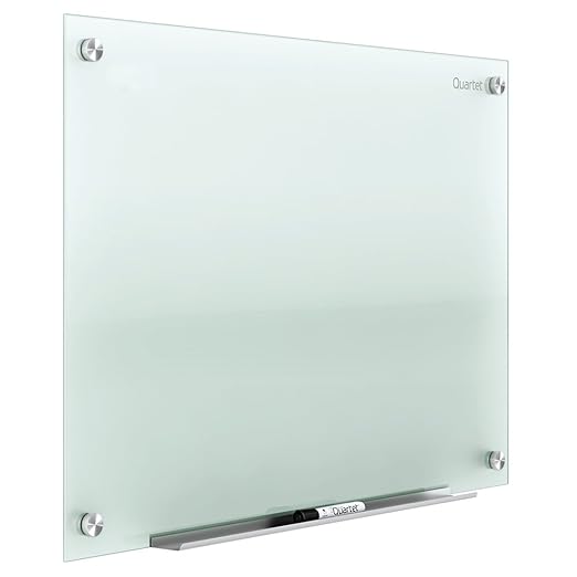 Quartet Infinity Glass Marker Board, 4 x 3 Feet, Frosted Surface