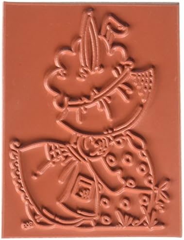 C.C. Designs Little Miss Muffet Stamps - Cling Rubber Stamp Fancy Sunbonnet Easter (LMMS-210475)
