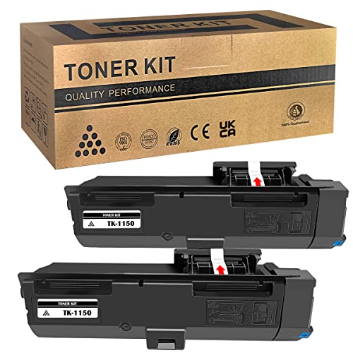 TOPRINT Cartucce Toner Compatibili Kit Toner TK1150 TK-1150 TK 1150 3000 Pagine 2 Nero 1T02RT0NL0 per Kyocera ECOSYS M2135 M2135dn M2635 M2635dn M2635dw M2735 M2735dw P2235 P2235d P2235dn P2235dw