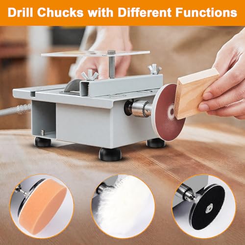 Sinpiode Mini Table Saw 7-Speed