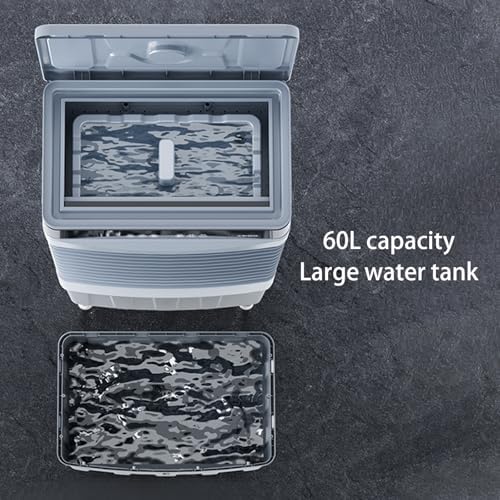 Raffrescatore evaporativo portatile, unità di climatizzazione 3 in 1 con serbatoio dell'acqua, timer di 12 ore per uso domestico e in ufficio, sistema di raffreddamento efficiente, ideale per ambient