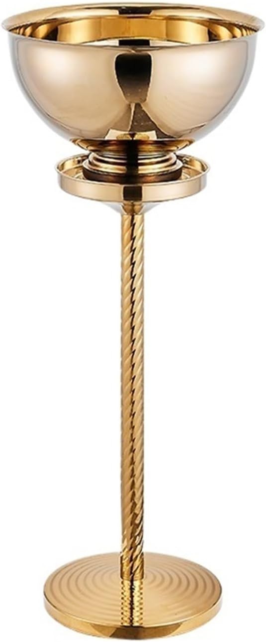 Ice Bucket Luxury Ice Bucket Floor-standing Wine For Home Bar, Chilling Beer, Champagne And Beverage Ice Tub(Gold)