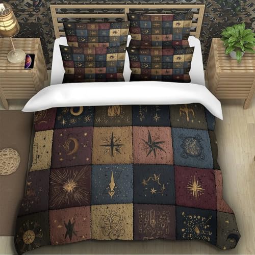 Housse de couette loups arctiques parure de lit 3D microfibre King - 5