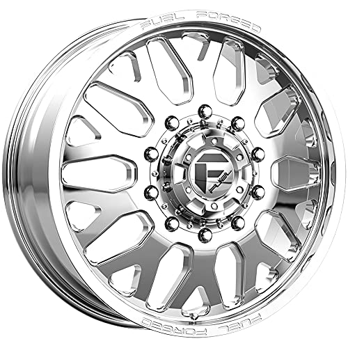 dually rims 22 inch - Fuel FF19D Dually Front 22x8.5 10x225 +105mm Polished Wheel Rim 22