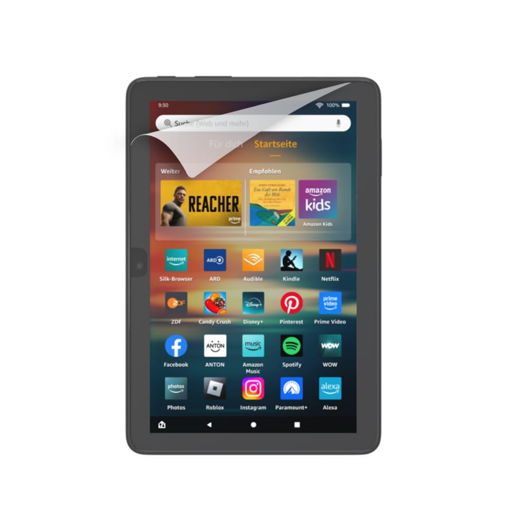 Blendschutzfolie (2er-Pack), für Amazon Fire HD 8 Tablet (2022 und 2024)