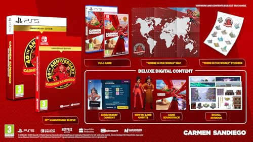 Carmen Sandiego 40th Anniversary Edition Jeu Nintendo Switch - vue 8