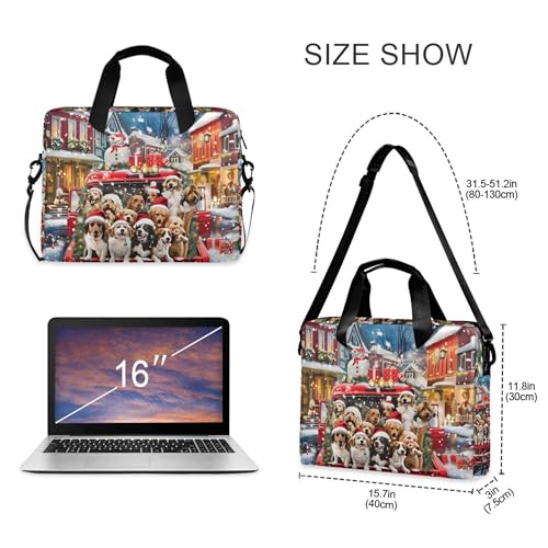 Maletín para portátil con diseño navideño ALAZA 13-15.6" miniatura 4