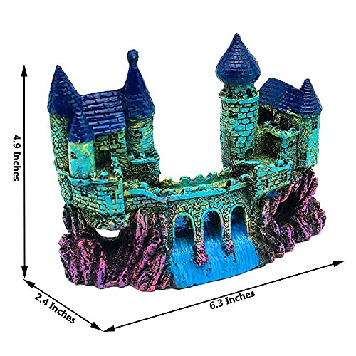 BCSIUHD-Aquarium-Ornament-Resin-Castle-Decorations-Fish-Tank-Supplies-Accessories-Eco-Friendly-Fish-Tank-Castle-Aquarium-OrnamentMythical-Magic-Castles