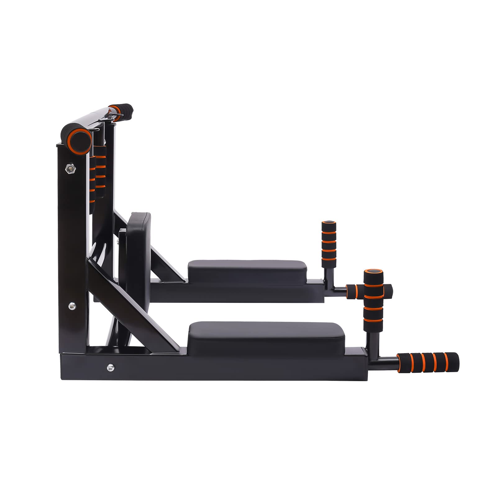 Barra multifunzionale da parete per trazioni e trazioni, stazione per dip station per allenamento in casa, palestra, power tower, attrezzatura per allenamento, fitness, dip stand, supporto per petto