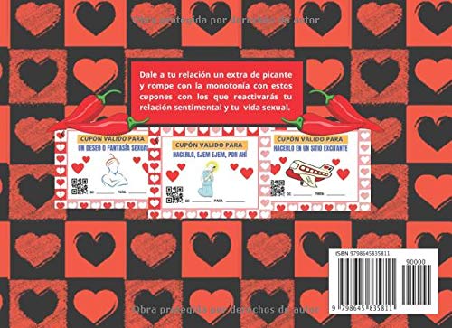 Miniatura 2 de CUPONES DE PAREJA TALÓN DE VALES SEXUALES EXTRA PICANTES REGALO ORIGINAL PARA TU PAREJA HOMBRE O MUJER, PARA ÉL O ELLA DÍA DE LOS ENAMORADOS, SAN