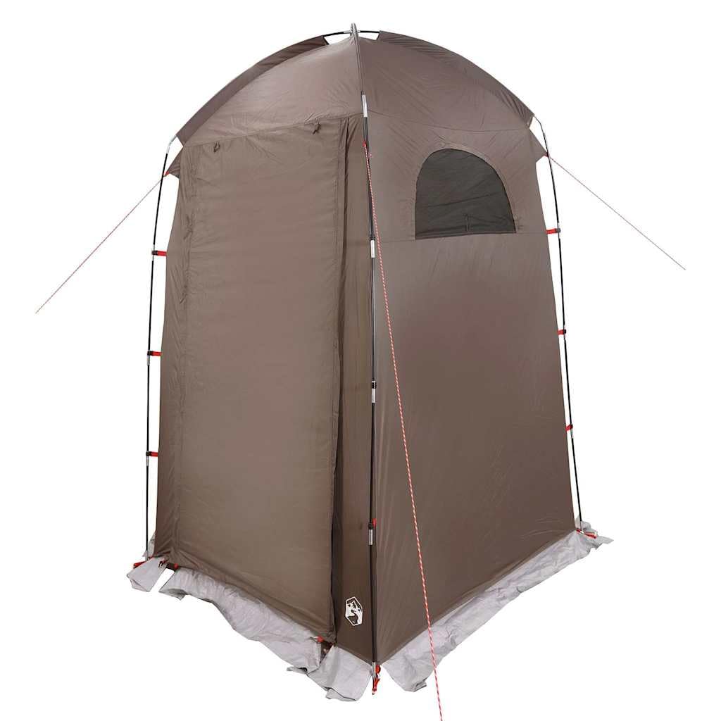 Braun Duschzelt wasserdicht aus 185T Polyester mit PU Beschichtung, x x, tragbar und leicht, für Camping, Strand, Trekking, Festival und Outdoor Einsatz