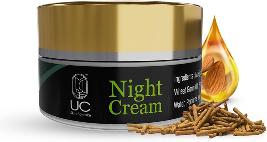 UC Night Cream - Nourishing Skin Repair and Revitalization, Unlock the Secret to Glowing Complexion Every Morning, Potent Blend of Antioxidants and Hydrating Ingredients for your Long Lasting Beauty