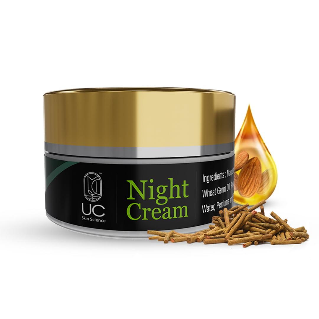 UC Night Cream - Nourishing Skin Repair and Revitalization, Unlock the Secret to Glowing Complexion Every Morning, Potent Blend of Antioxidants and Hydrating Ingredients for your Long Lasting Beauty
